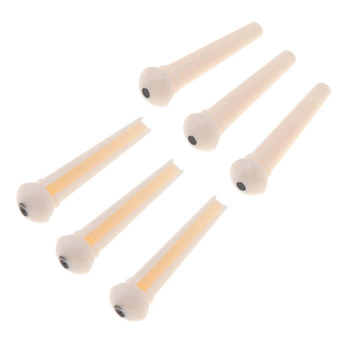 1 Set Holz Akustische Gitarre Brücke Brücke Pins/Sattel/Sattel Sattel Gitarre Teile für 40 41 Zoll Akustische Folk gitarre – Detail 8