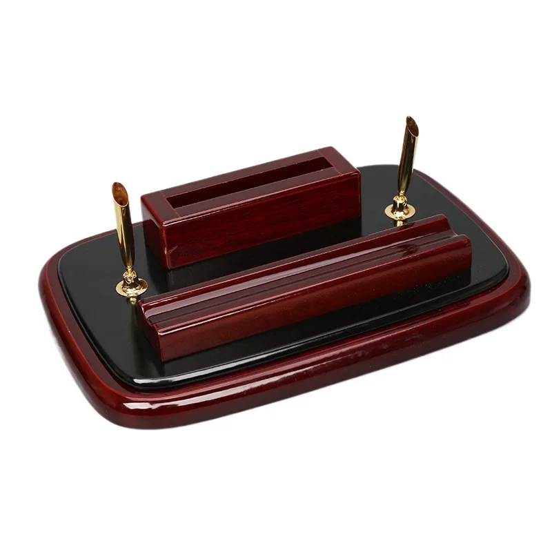 

Business card box, Hongqi computer desk, high-end office, light luxury, high-end pen holder, gifts, practical high-end desk
