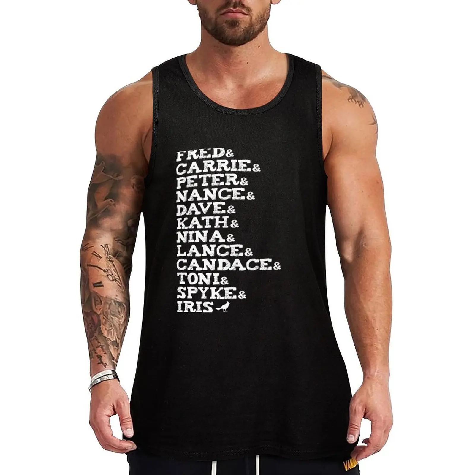 

Portlandia Characters (White) Tank Top muscular man Man summer clothes summer 2025