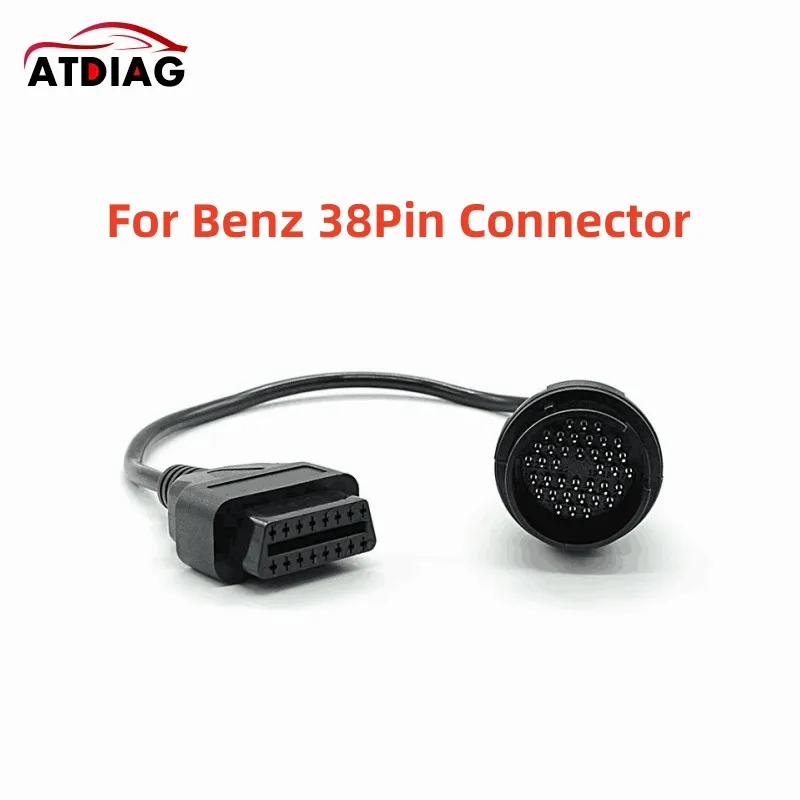 

Для BENZ 38PIN OBDI OBDII Кабельный разъем Для Mercedes Для Be-nz 38Pin до 16Pin работает для автомобилей серии MB