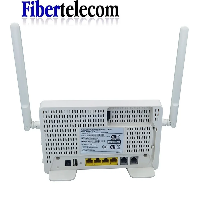 

100% Original new XPON ONU EPON HG8245C ONT termianl with 4FE+voice+wifi English software compatible HW HIOSO V SOL OLT