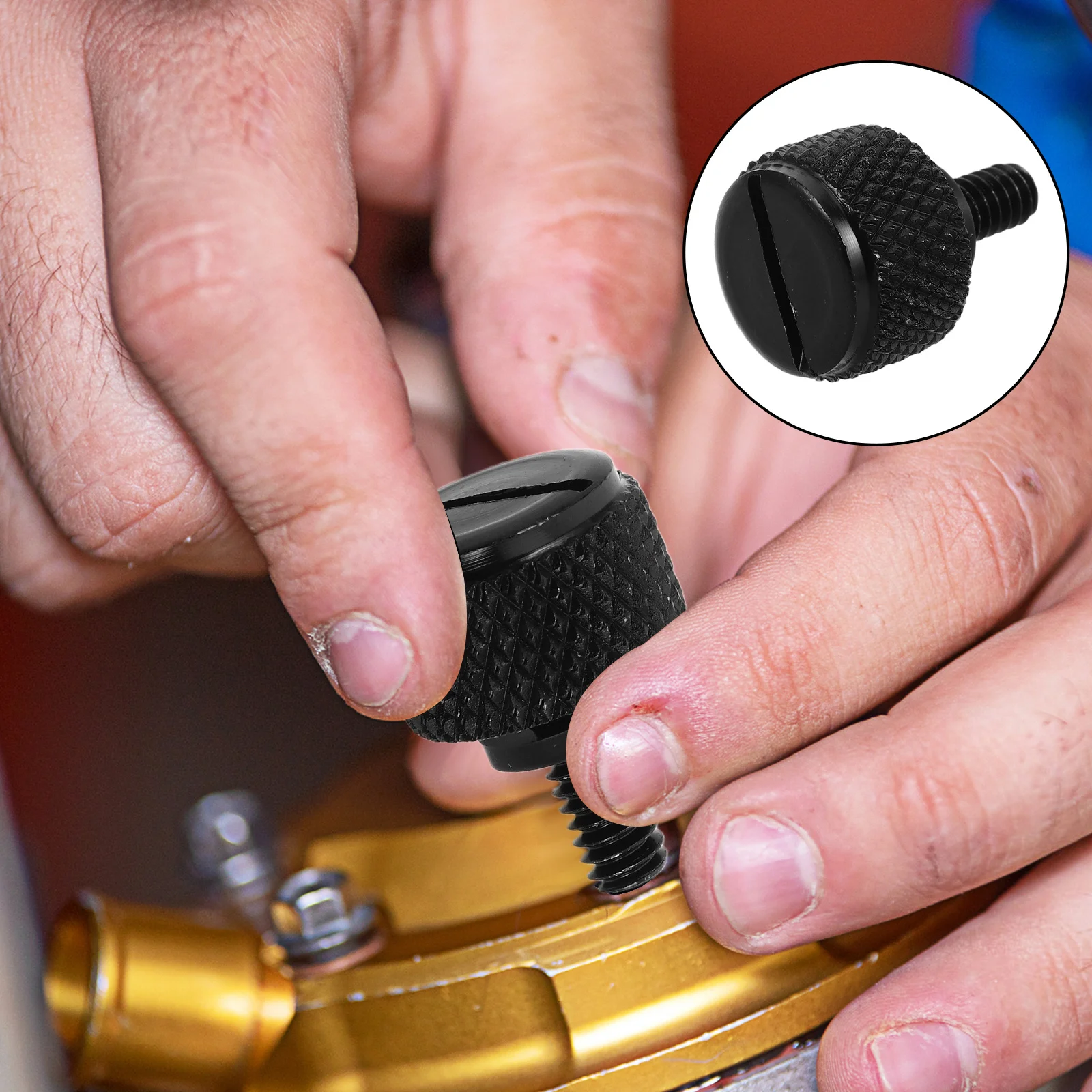 

2Pcs Rear Seat Bolts Motorcycle Quick Release Vintage Mount Screws Secure Durable Fit for Various Bikes Rear Seat Screw Touring