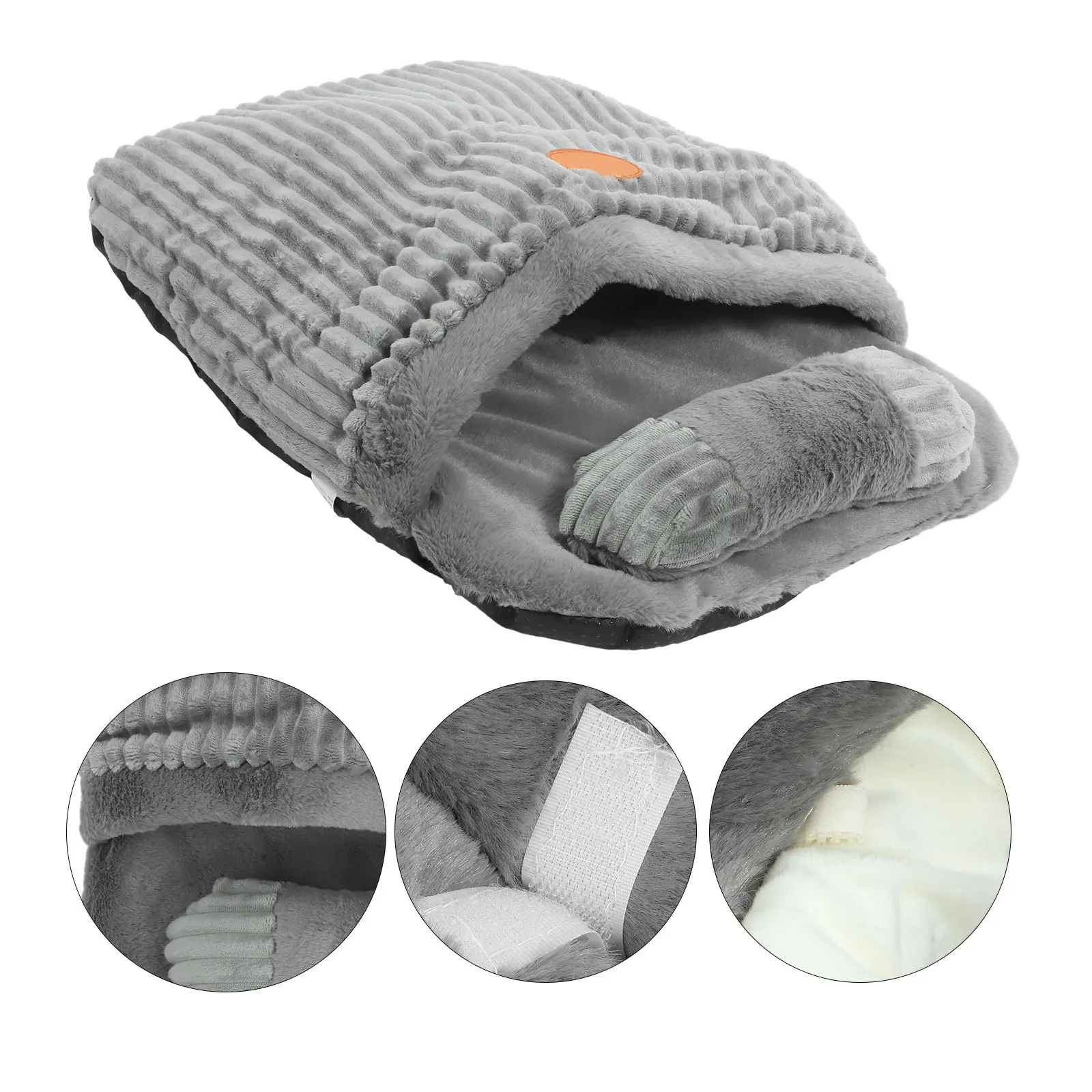 

Pet Sleep Bag Extra Warm Cat Nest High Quality Fabric Cozy Bed for Kittens and Cats Portable Design for Travel Home Sofa
