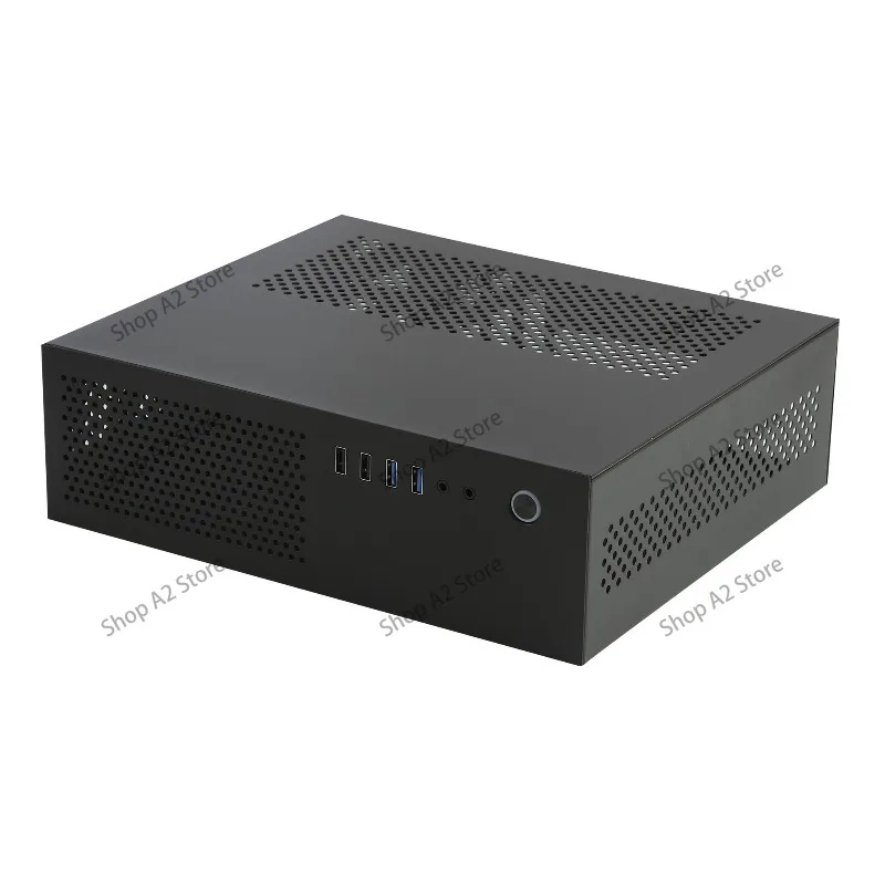 New A10 mini horizontal vertical MATX24 * 24 main board small 1U power supply 7.3LHTPC computer case