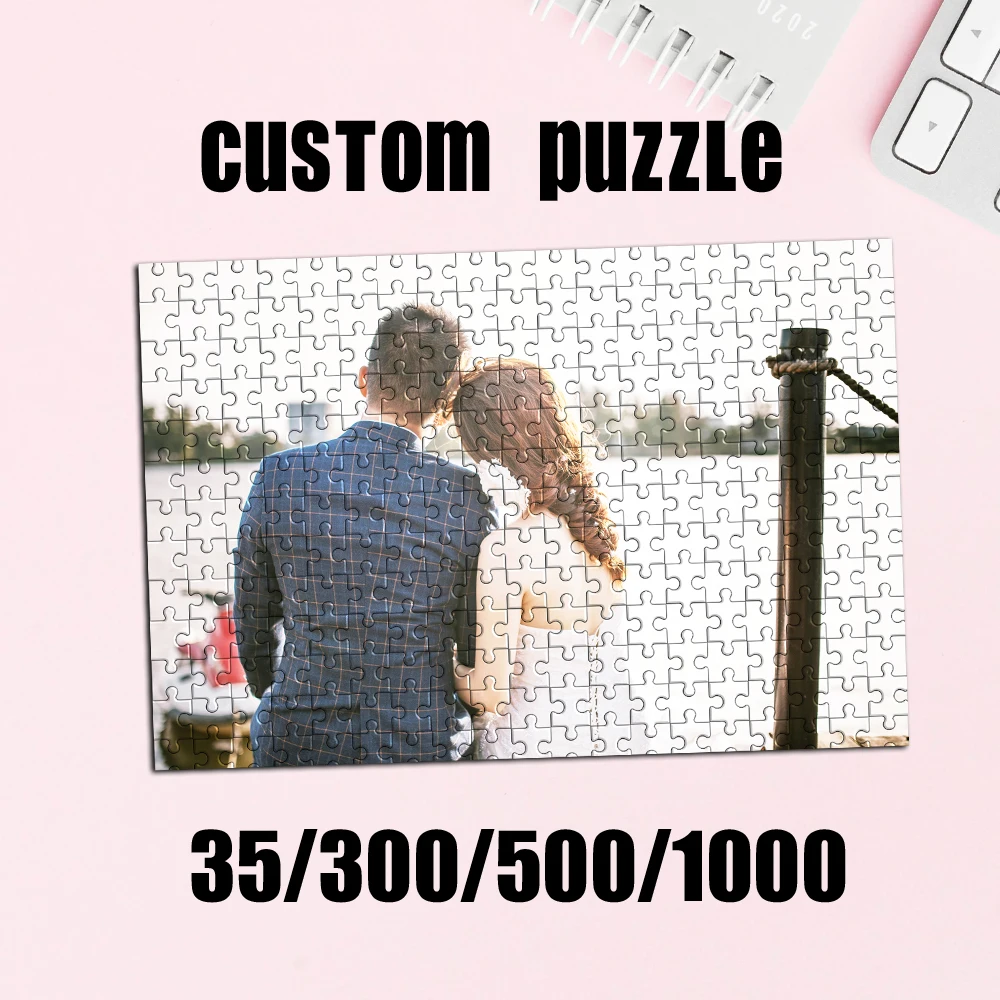 Personalized Custom Photo Puzzle Customize Unique Memory Gift For Family, Wedding, Anniversary, Friends  Meaningful Present For