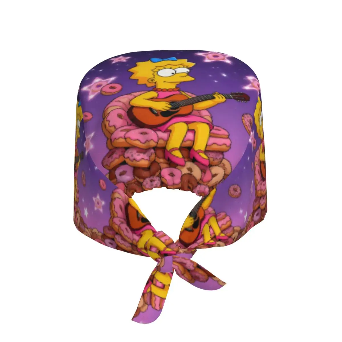 Custom Lisa S-Simpsones-Anime Medical Staff Scrubs Hat Men Women Animated Film For Chef Hat Scrub Caps