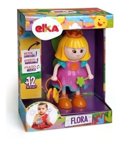 Boneca Flora Fadinha De Atividades - Elka