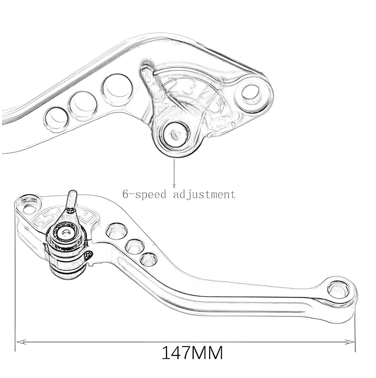For Hon@&da CB500F CB 500F CB500 F 2013- 2021 Short Clutch Lever Brake Lever Set Adjustable Handle Levers