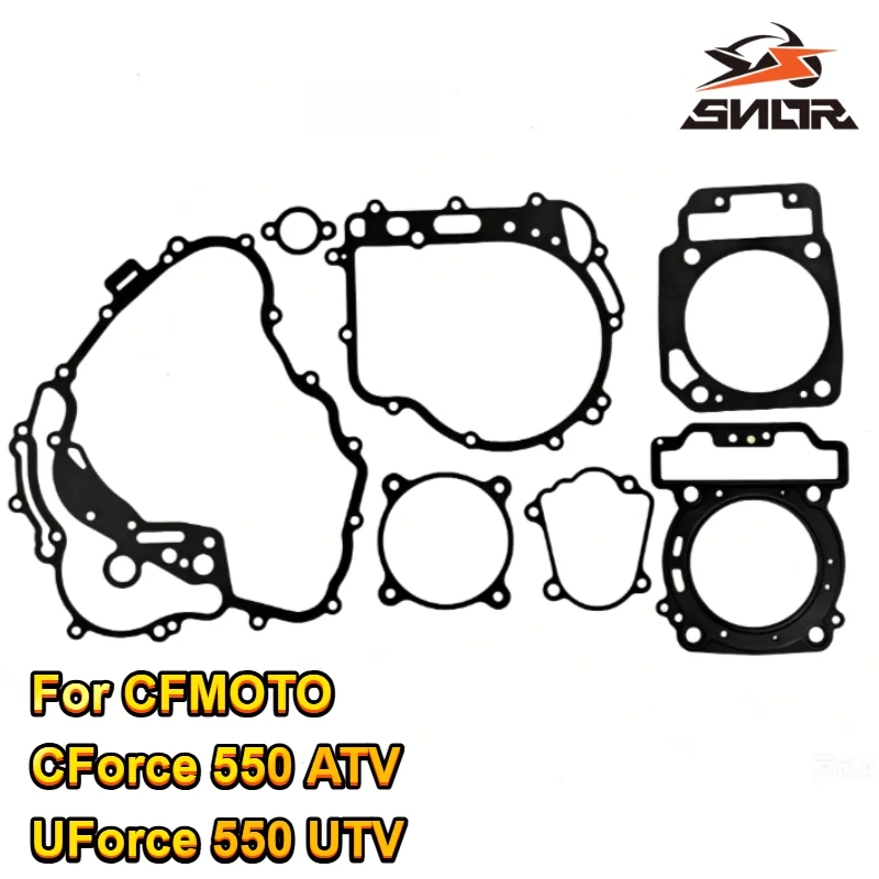 SNOR Engine Rebuild Gasket Set For CFMOTO CForce 550 ATV UForce 550 UTV Motorcycle Engine Repair Sealing Replacement Gaskets