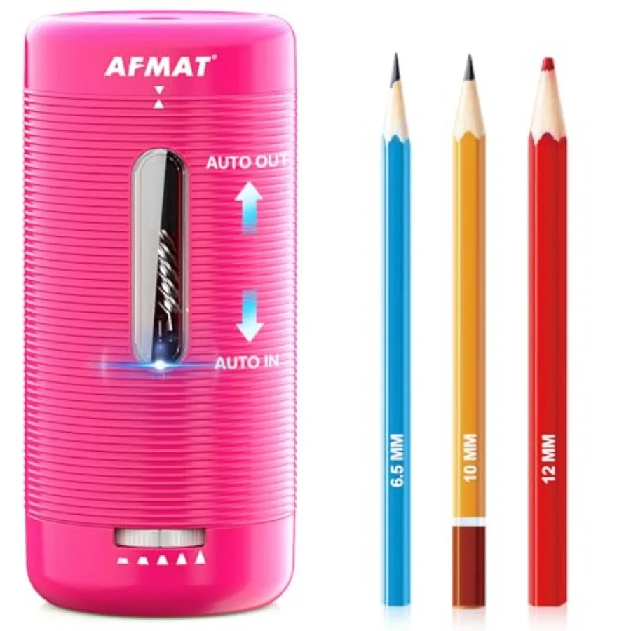 

Электрическая точилка для карандашей, полностью автоматическая, с автоматической подачей и вытягиванием, перезаряжаемая, без участия рук, для больших и обычных карандашей