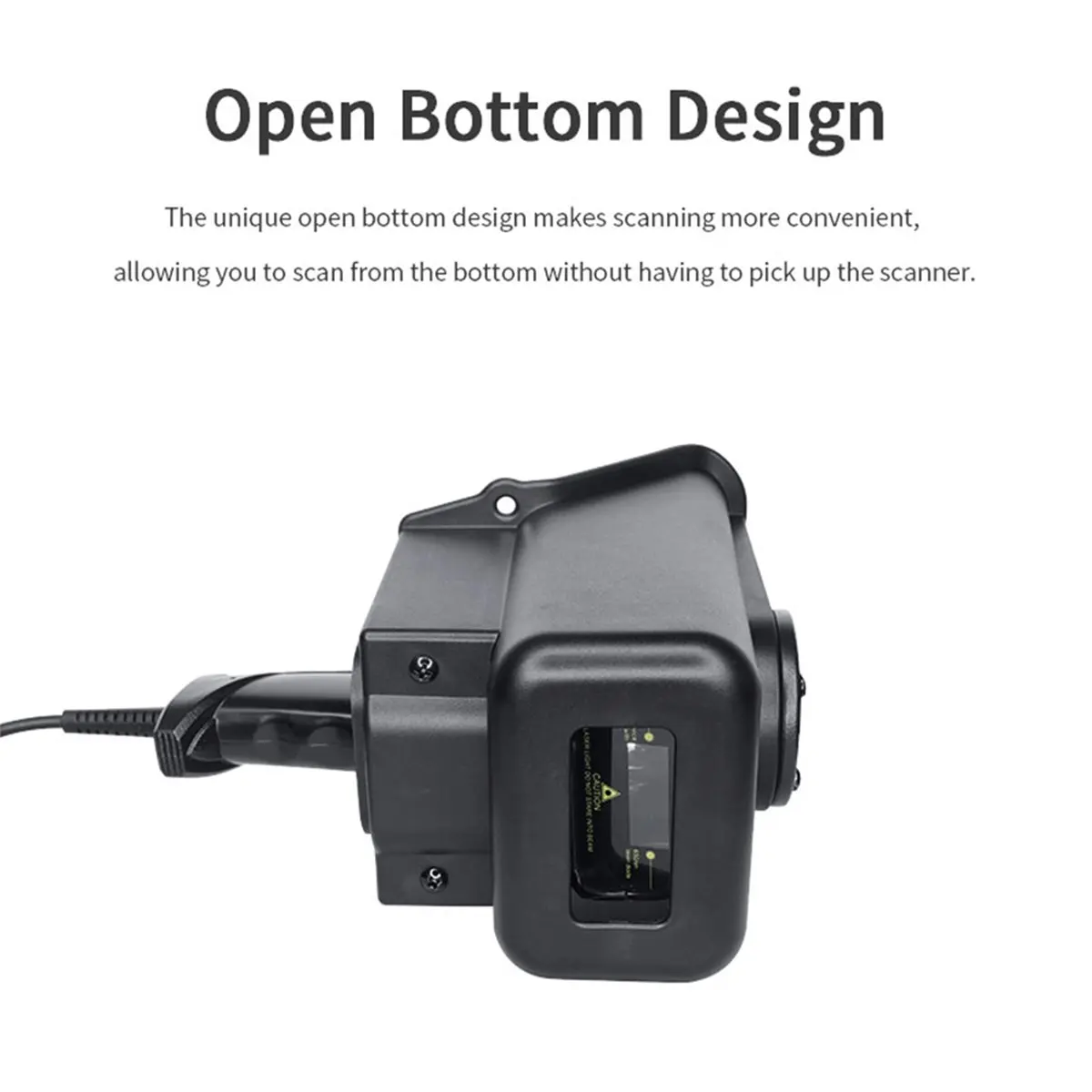 TCE Wireless Barcode Scanner Holder Handheld USB Receiver Bar Code Mount Adjustable Cradle Stand