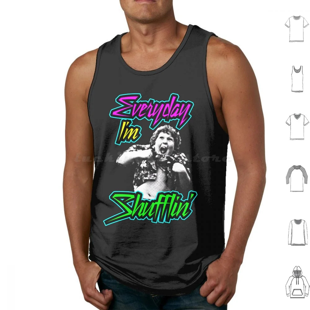 Every Day I'M ( Truffle ) Shufflin' Tank Tops Print Cotton Truffle Shuffle Lmfao Party Dj Party Goonies Movie Retro Funny