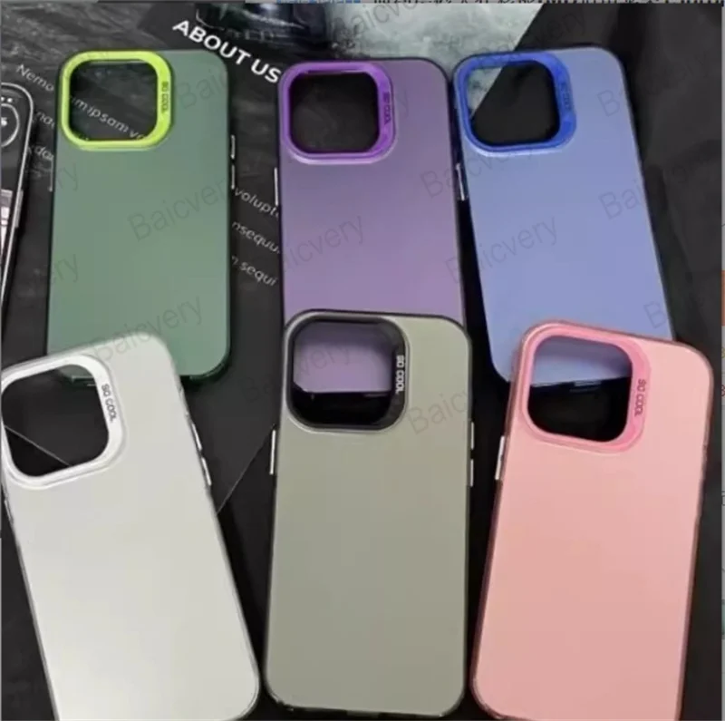 Fashion Case For Samsung Galaxy A06 SM-A065M Colorful Anti-Fingerprint IMD Cover With Magnetic Sticker