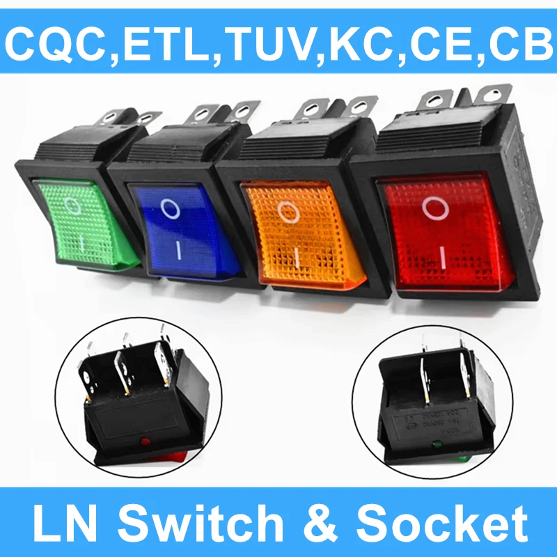 5PCS KCD4 Led Rocke…