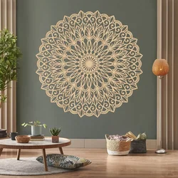1 PC Elegant Metal Products Mandala - Make your interior unique with metal mandala. Elegant, wall art, flower, metal wall panel.