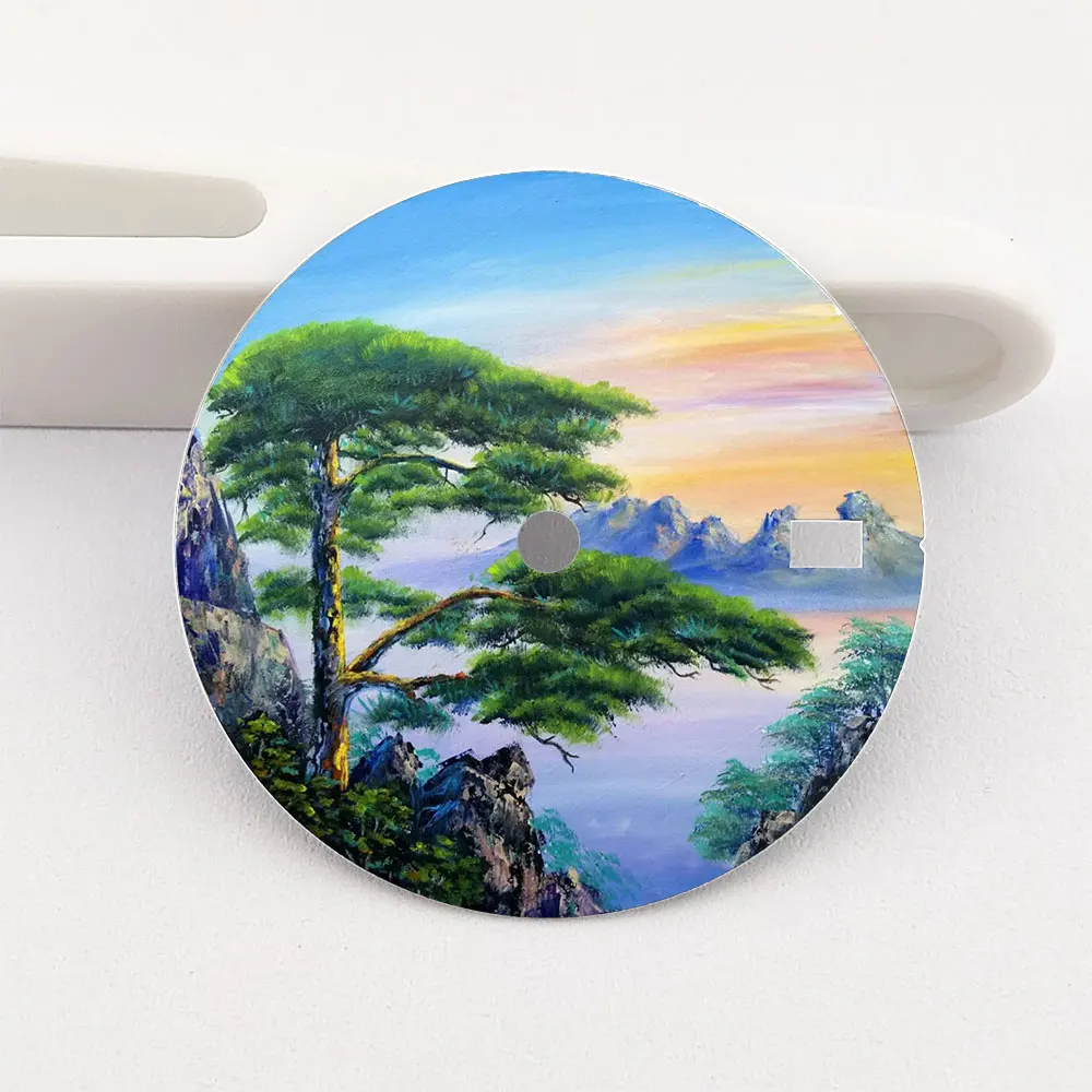 cadran-de-montre-285-mm-serie-d'impression-couleur-creative-compatible-avec-les-mouvements-nh35-36-accessoires-de-montre