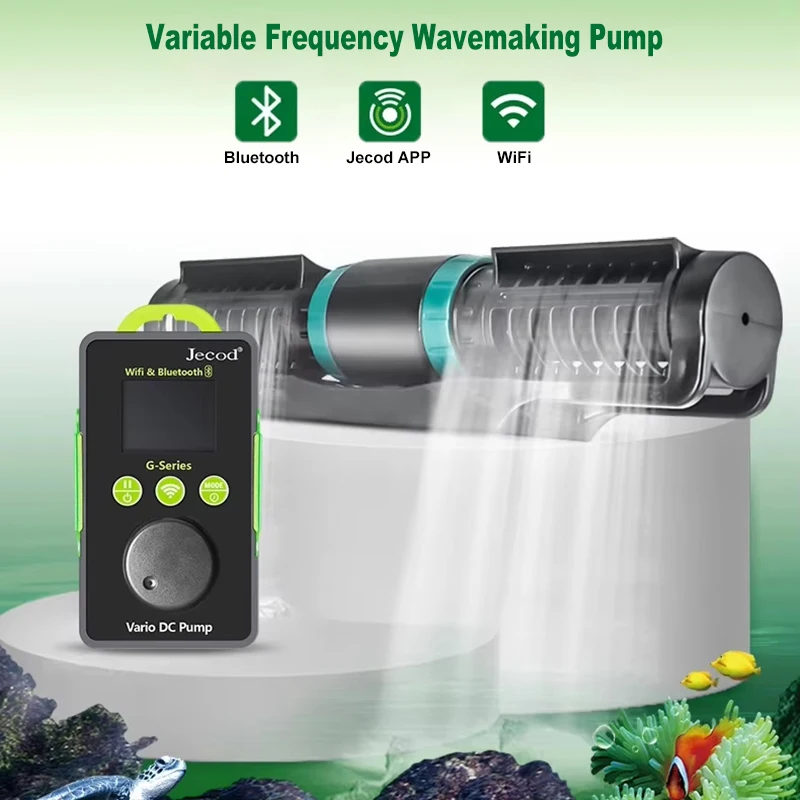 New Jebao GCP Inverter Intelligent WiFi Bluetooth Wave Making Pump Submersible Pump Silent Bottom Blowing Fish Tank Water Pump