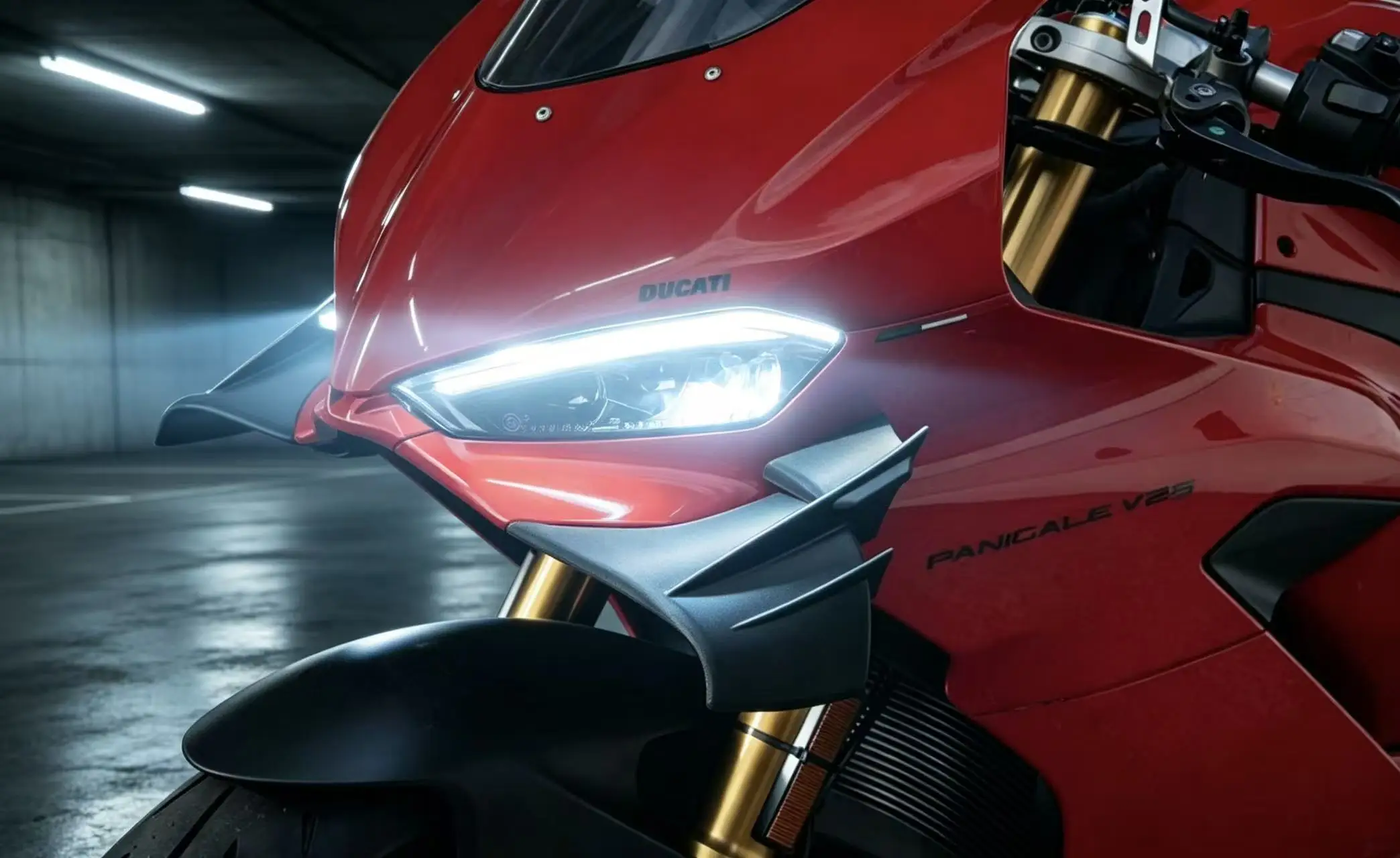 For Ducati Panigale V2 V2S V2R 2025+ Motorcycle Aerodynamic MOTO GP Wing Kit Side Wing Fixed Wing Spoiler Fairing Accessories