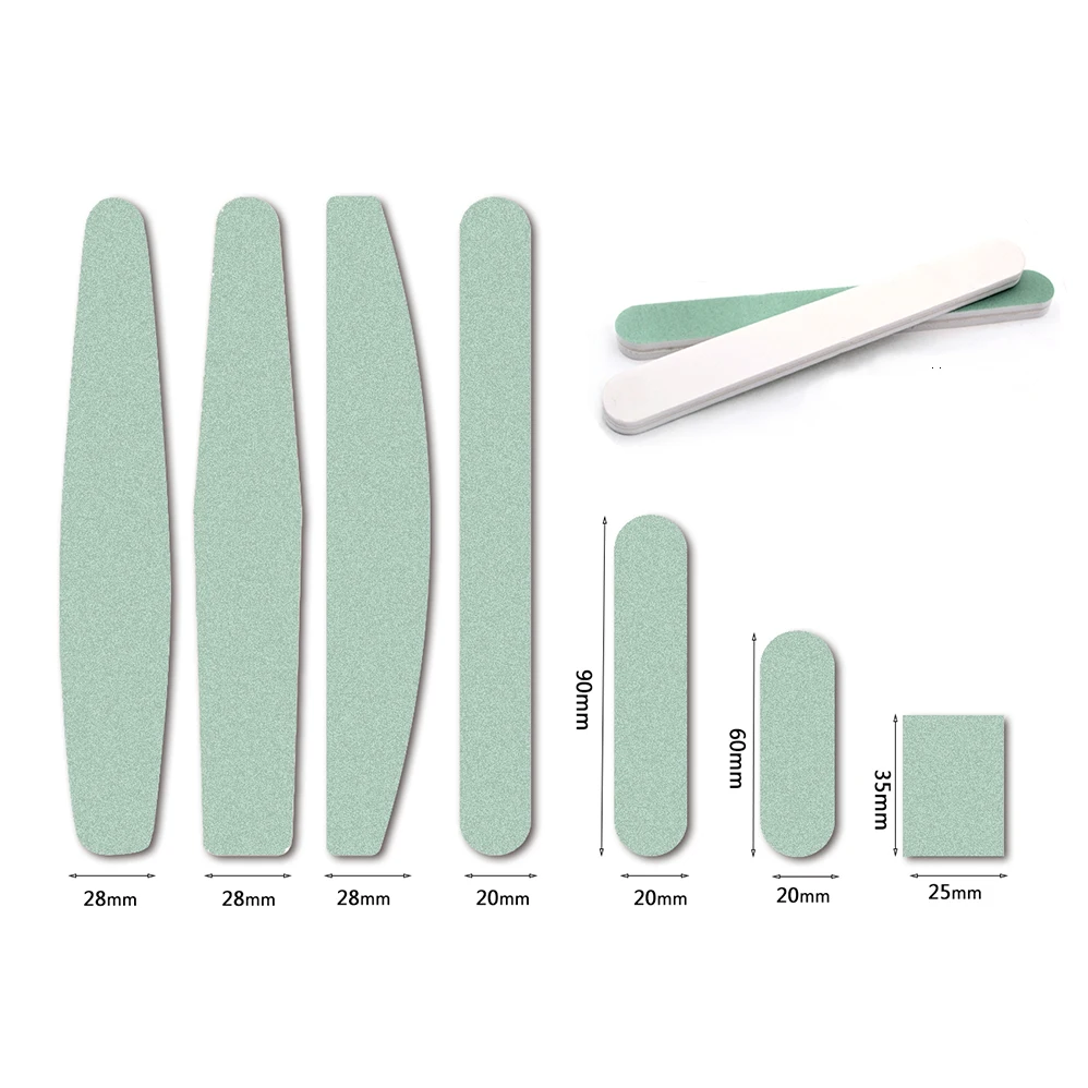 600/3000 Grit Nail File Nails Buffer, Emery Boards for Nails, Nail Buffer and Shine Kit, for Poly Nails Extension Gel