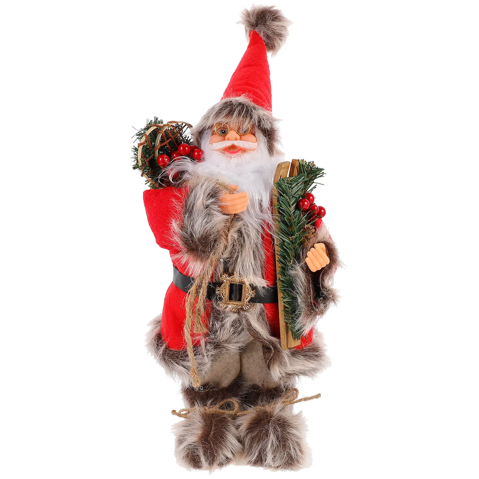 

Christmas Santa Clause Red Ornament Desktop Decoration Classic Xmas Figure Window Display Christmas Decoration Gift Home Shop