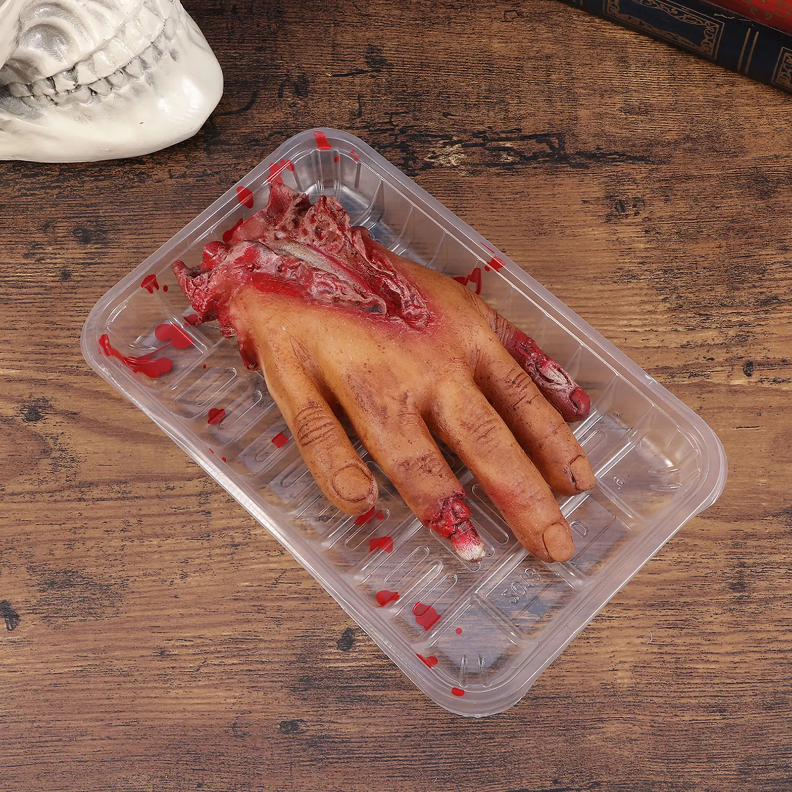 Menselijk lichaam blijft hanger plastic angstaanjagende hand voor Halloween Party spookhuis decoraties griezelige gebroken hand nep ledematen