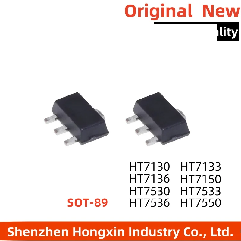 

10pcs HT7130/7133/7136/7150/7530/7533/7536/7550 SOT-89 linear regulator