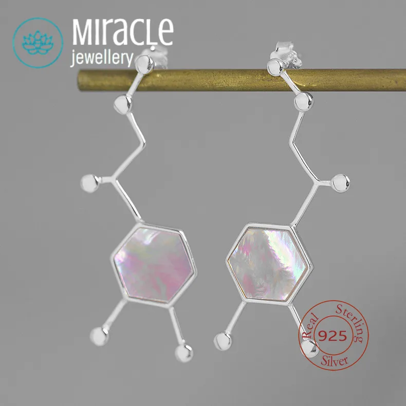 

Женские серьги-гвоздики из стерлингового серебра 925 пробы Miracle When Love Arrives из стерлингового серебра S925