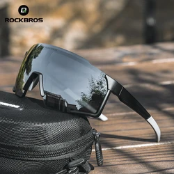 ROCKBROS Cycling Glasses Photochromic Polarized Glasses UV400 Protection Sunglasses Bike Outdoor Sports Goggles Cycling Eyewear
