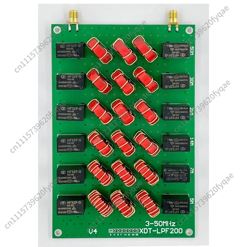LPF-200 Shortwave HF  Low Pass Filter LPF For Shortwave Power Amplifiers Radios 6 Band 200W CW/300W SSB