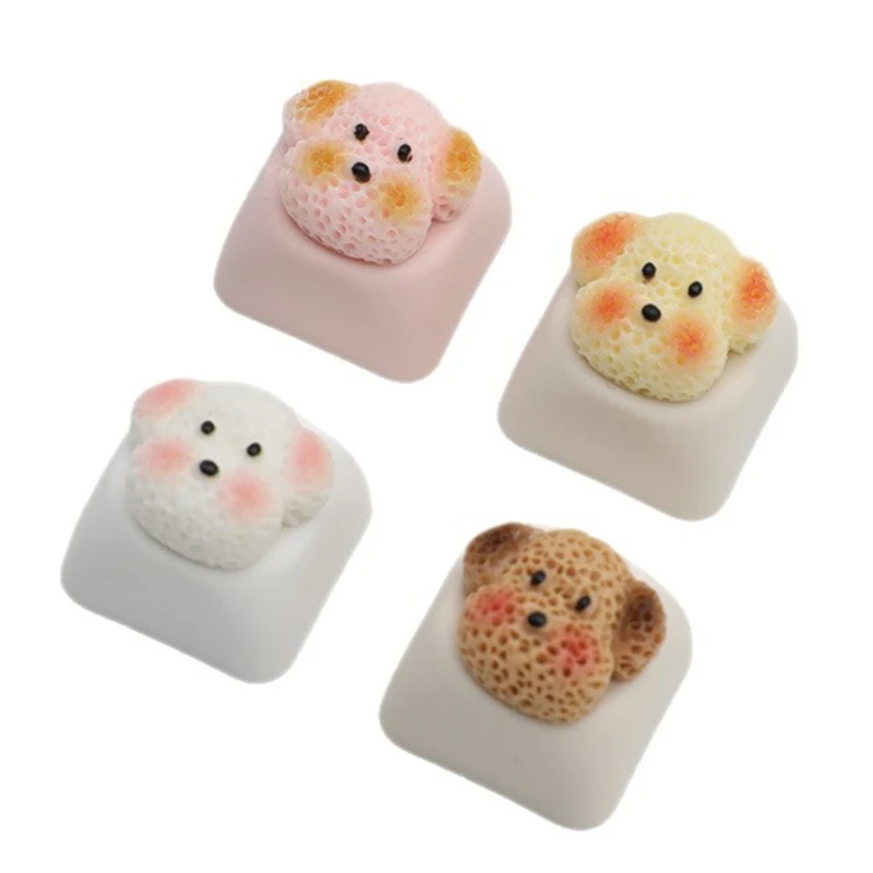 Customizable Puppy Theme Resin Keycaps Mechanical Keyboard Keycap Featuring Ergonomic And Slip Proof