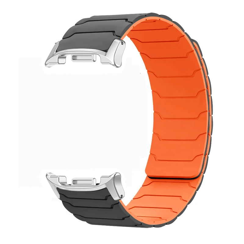 Magnetisches Silikonarmband für Samsung Galaxy Watch Watch Ultra 2025, 47 mm, Armband für Galaxy 8 40 mm, 44 mm/8, klassisches 46 mm Sportarmband