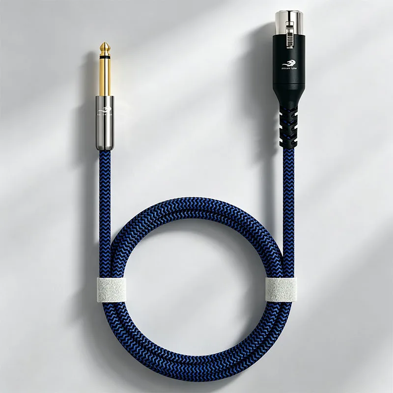 6.35 1/4 inch TS Male To 3-Pin XLR Female XLR To Mono Jack 6.5mm Male Plug Microphone Audio Cables for Speaker Mixer Amplifier
