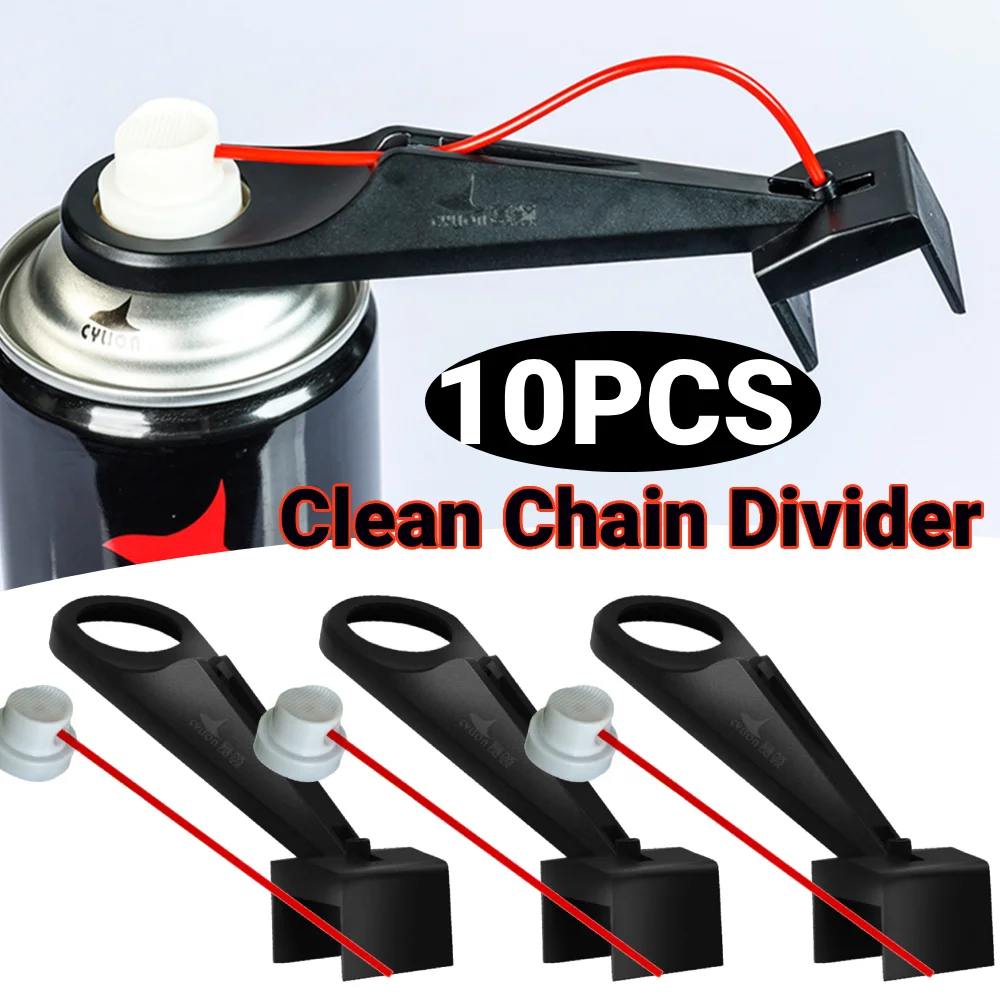 

10PCS Motorcycle Chain Lube Applicator Mess-Free Chain Wax Chain Cleaner Attachment for Chain Wax Oil Applicator