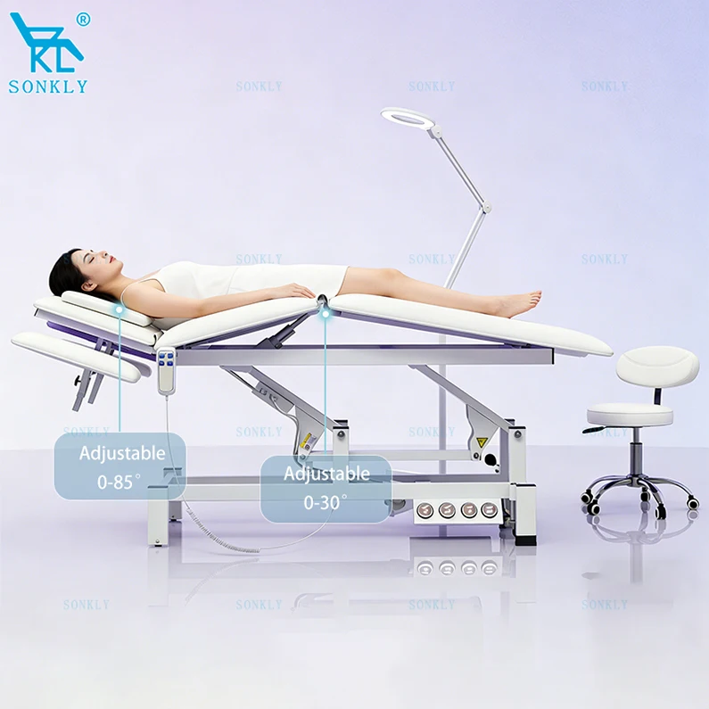 Factory Direct-sale Electric Chiropractic Bed Massage Bed for Use in Hospitals and Clinics with 2 Motors