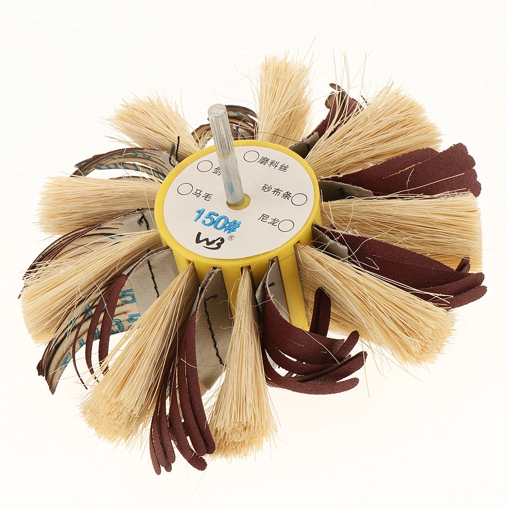 Sisal Emery Cloth Polishing Buffing Brush Buffing Wheel Can Be Used on Three-Dimensional Desktop Sanders And Floor Sanders