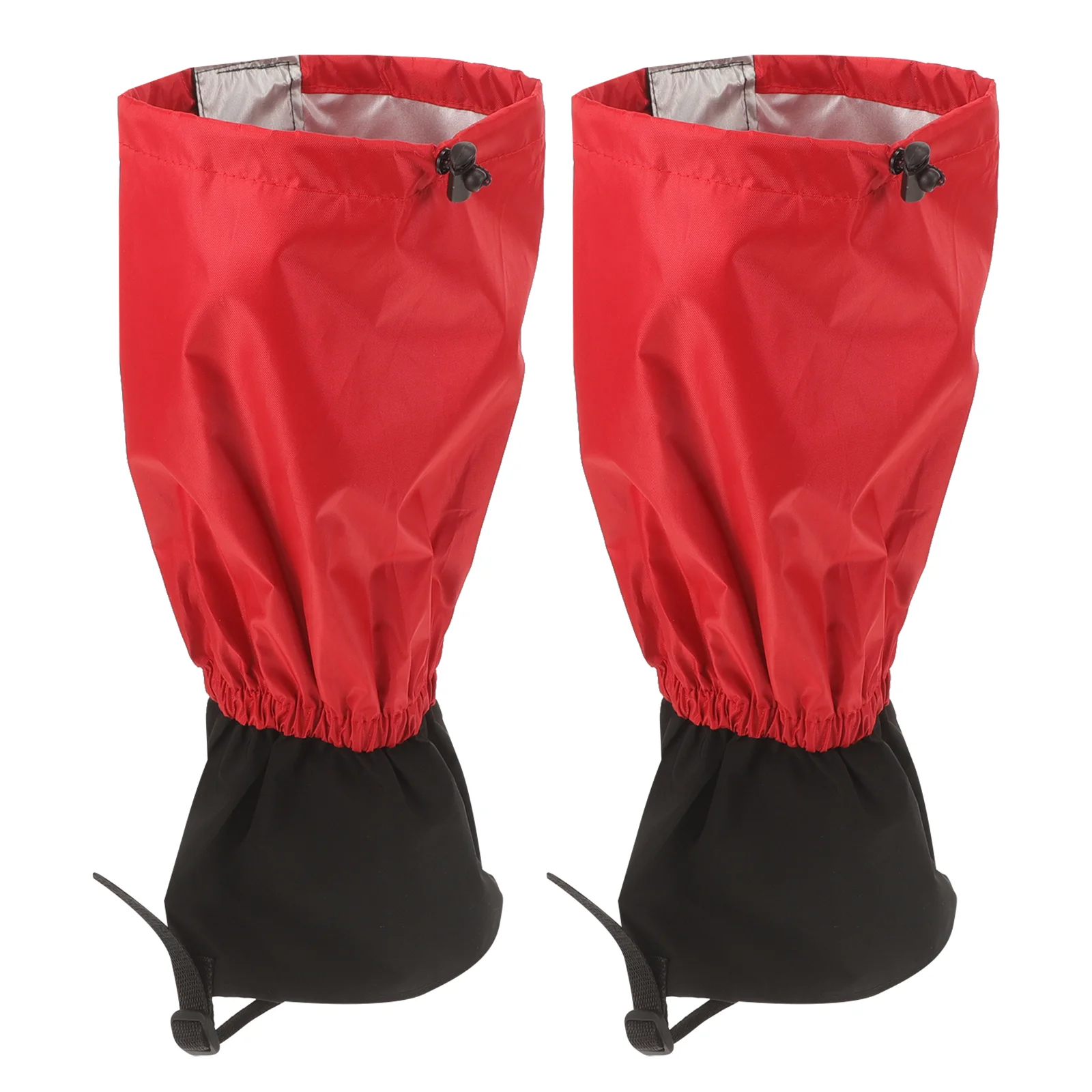 

Outdoor Waterproof Windproof Gaiters Leg Protection Guard for Skiing Hiking Climbing Moutaineering (Red)