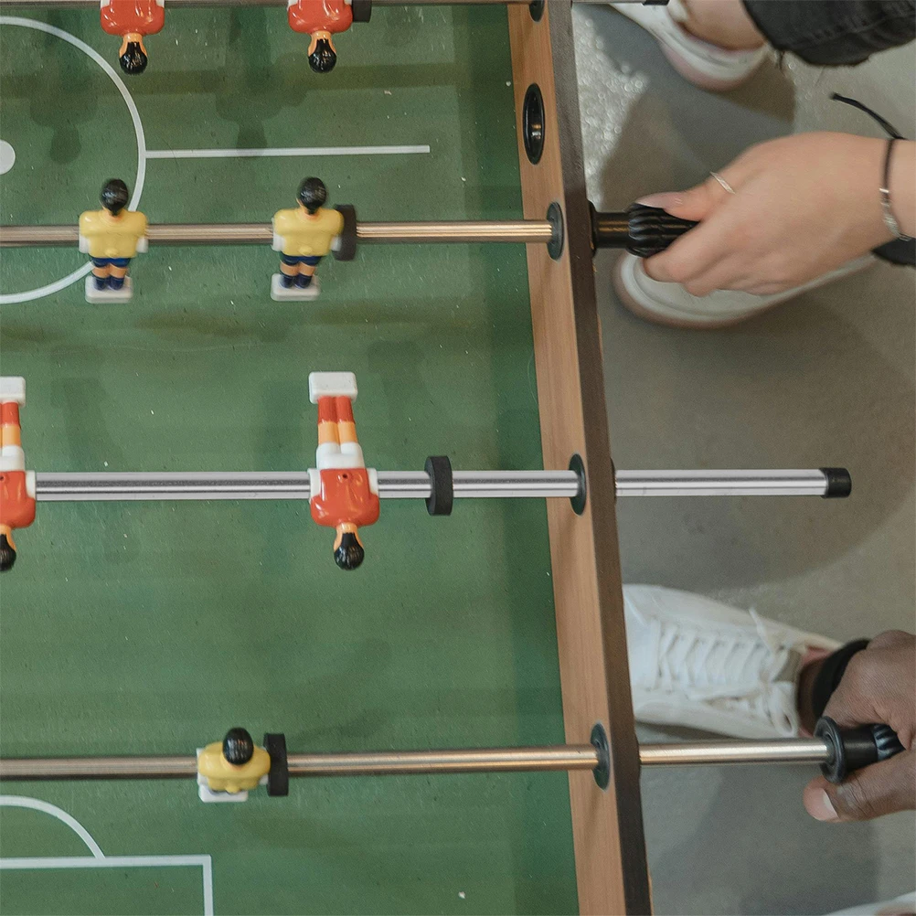 

4pcs Metal Football Machine Handle Replacement Foosball Operation Rods Soccer Table Accessories Smooth Grip Stable Play Easy