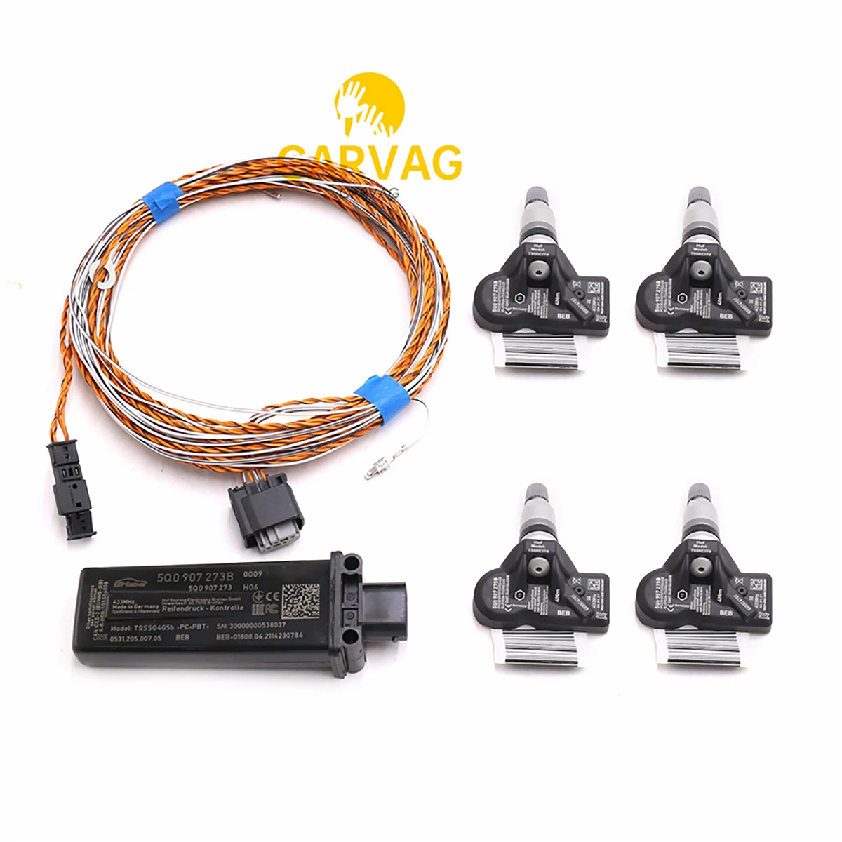 

FOR MQB CARS TMPS 2 Tire Pressure System 5Q0 907 273 B AFTERMARKET TIRE SENSORS