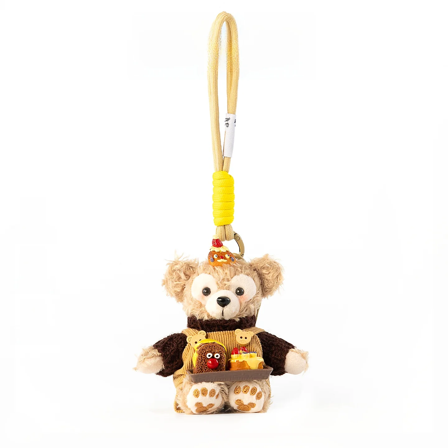 cute-herberry-snowy-bear-plush-toy-bag-charm-keychain-teddy-bear-doll-hanging-decoration-soft-polyester-fiber-animal-toy