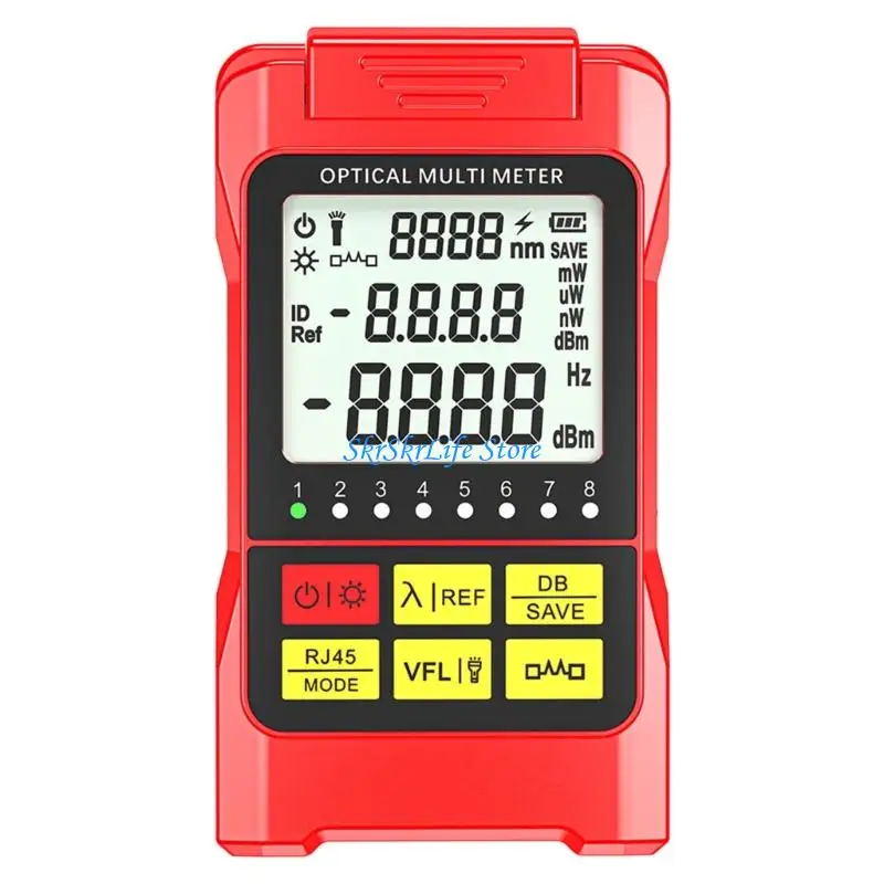 E65E 15/30/50/100 Mw Fiber Optically Power Meter RJ45 Tester Wire Tracking