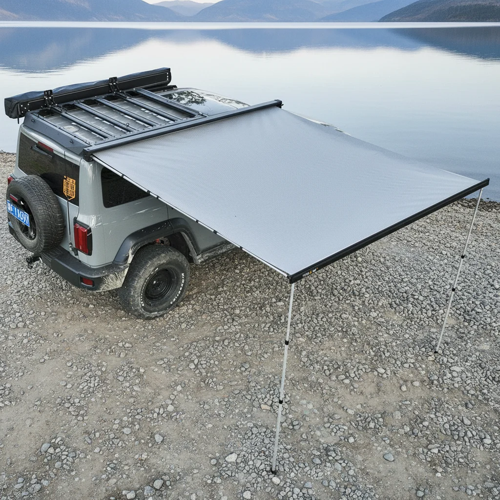 Wareda W5300T Camping Equipment Accessories Outdoor SUV Car Rooftop Tent Hard Shell 4X4 4wd Offroad Awning