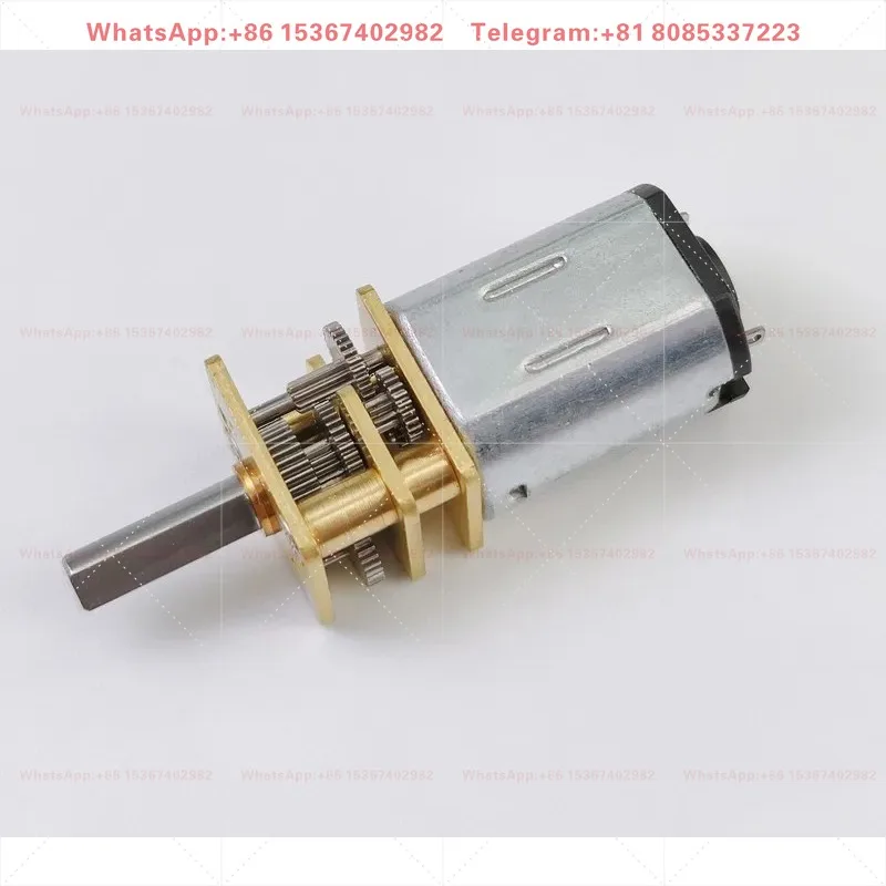 Micro DC Reduction Motor, 3V/6V/12V, All Metal Gear Low Speed Motor, 10Pcs for Intelligent Car Use