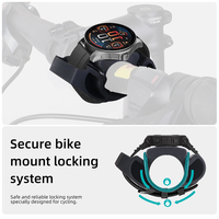 Cycling Heart Rate Monitor Stand Silicone Bike Handlebar Watch Holder Bicycle Smartwatch Stand for TOMTOM/TICWATCH/SUUNTO Watch