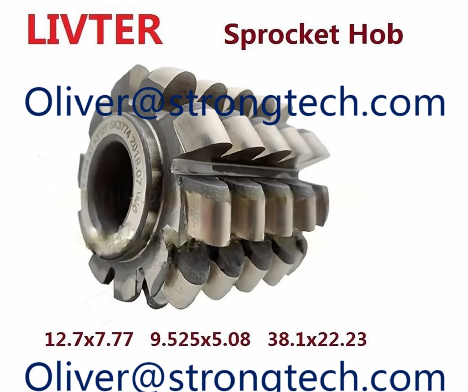 LIVTER Free Shipping High Quality HSS M2 Roller Chain Sprocket Gear Hob Hobbing Cutter any sizes customized