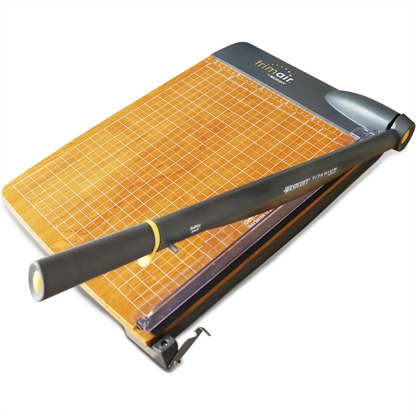 

Резак для бумаги 15'' (гильотина), с титановым покрытием лезвия, вместимость 30 листов, эргономичная ручка