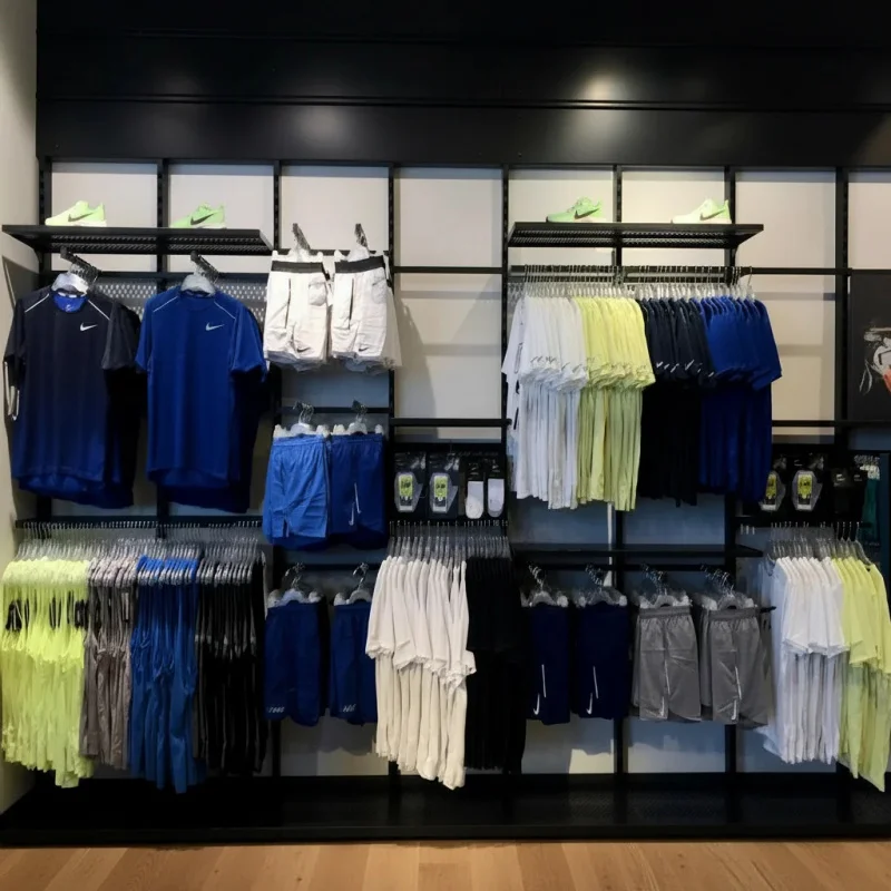 Customize.Men Boutique Clothing Store Black Rack Clothing Store Shoe Store Shelving