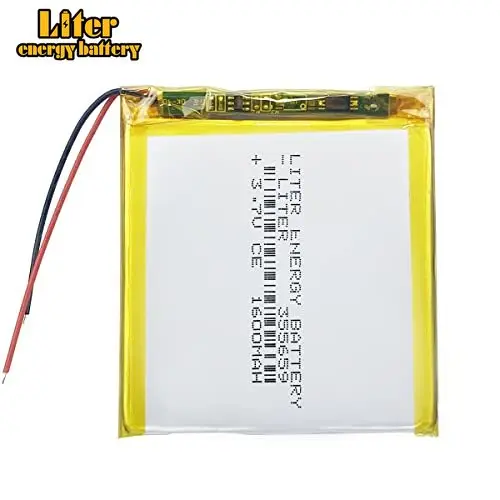 Batería Recargable 355659 de 3,7 V y 1600 mAh: Evaluación Detallada para Juegos, Dispositivos y Más