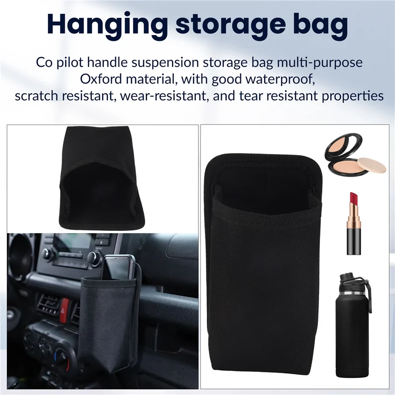 الرائدة لسوزوكي جيمي 2019 2020 2021 المشارك الطيار مقبض حقيبة تخزين قابلة للحمل متعددة الأغراض حامل هاتف المنظم