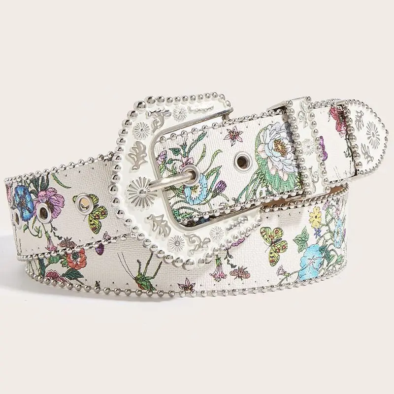 

Универсальный, персонализированный, модный ремень со стразами, оригинальный дизайн, джинсовые аксессуары, украшение ремня из искусственной кожи.