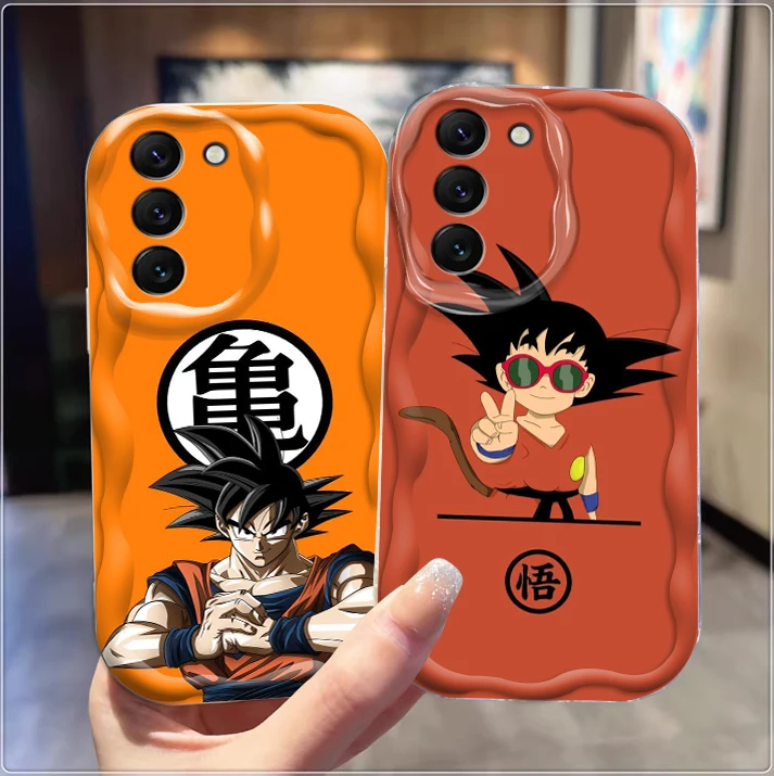 

D-Dragon Ball Comics Goku Logo For Samsung S24 S23 S21 S20 Ultra Plus FE A73 A72 A71 A51 A31 A05S A05 A04 5G Wave Oil Soft